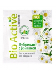 Пробник лубриканта на водной основе Bio Active - 3 гр. - Биоритм - купить с доставкой в Липецке