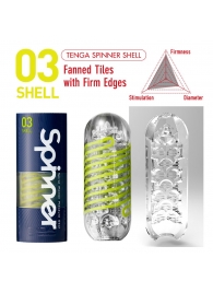 Мастурбатор SPINNER Shell - Tenga - в Липецке купить с доставкой