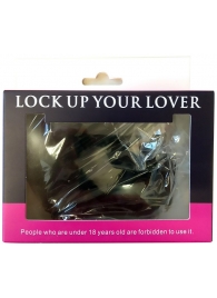 Черные меховые наручники Love с ключиками - Baile - купить с доставкой в Липецке