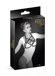 Черная упряжь на грудь Clara - Bijoux Pour Toi - купить с доставкой в Липецке