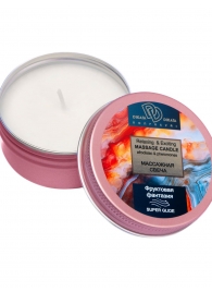 Массажная свеча  Фруктовая фантазия - БиоМед - купить с доставкой в Липецке
