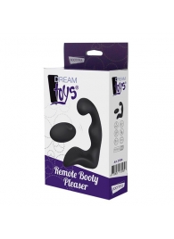 Черный вибромассажер простаты REMOTE BOOTY PLEASER - Dream Toys - в Липецке купить с доставкой