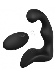 Черный вибромассажер простаты REMOTE BOOTY PLEASER - Dream Toys - в Липецке купить с доставкой