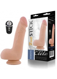 Вибратор с пультом ДУ и 10 режимами вибрации - 16 см. - ToyFa