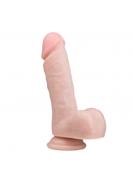 Телесный фаллоимитатор Realistic Dildo - 17,5 см. - Easy toys