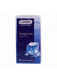 Презервативы с продлевающей смазкой Contex Long Love - 12 шт. - Contex - купить с доставкой в Липецке