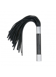 Черная плеть Easytoys Flogger With Metal Grip - 38 см. - Easy toys - купить с доставкой в Липецке