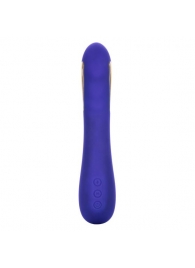 Фиолетовый вибратор с электростимуляцией Intimate E-Stimulator Petite Wand - 18,5 см. - California Exotic Novelties - купить с доставкой в Липецке