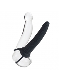 Насадка на пенис Silicone Love Rider Dual Penetrator для двойного проникновения - 14 см. - California Exotic Novelties - в Липецке купить с доставкой