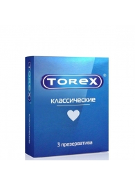 Гладкие презервативы Torex  Классические  - 3 шт. - Torex - купить с доставкой в Липецке