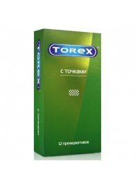 Текстурированные презервативы Torex  С точками  - 12 шт. - Torex - купить с доставкой в Липецке