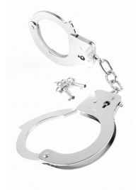 Металлические серебристые наручники Designer Metal Handcuffs - Pipedream - купить с доставкой в Липецке