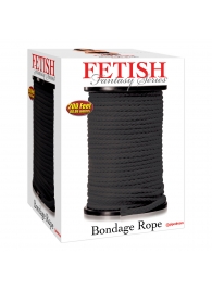 Черная веревка для связывания Bondage Rope - 60,9 м. - Pipedream - купить с доставкой в Липецке