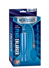 Синяя вакуумная помпа MENZSTUFF PENIS ENLARGER - Dream Toys - в Липецке купить с доставкой