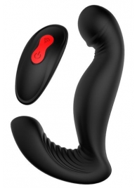 Черный вибромассажер простаты SWIRLING P-PLEASER - Dream Toys - в Липецке купить с доставкой