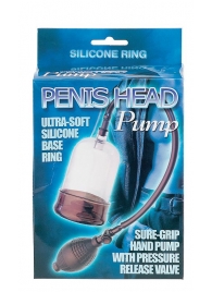 Помпа на головку фаллоса Penis Head Pump - Seven Creations - в Липецке купить с доставкой
