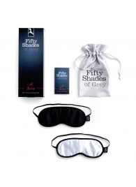 Набор из двух масок на глаза Soft Blindfold Twin Pack - Fifty Shades of Grey - купить с доставкой в Липецке