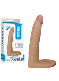 Телесная насадка-фаллоимитатор для двойного проникновения - 17 см. - Lovetoy - купить с доставкой в Липецке