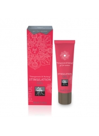 Возбуждающий интимный гель для двоих STIMULATION GEL Pomegranate   Nutmeg - 30 мл. - Shiatsu - купить с доставкой в Липецке