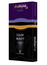 Разноцветные презервативы DOMINO Colour Beauty - 6 шт. - Domino - купить с доставкой в Липецке