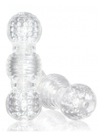 Прозрачный фигурный мастурбатор Master Stroker - Blush Novelties - в Липецке купить с доставкой