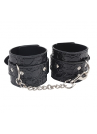 Черные наручники Be good Wrist Cuffs - Chisa - купить с доставкой в Липецке