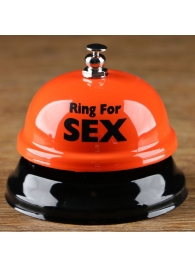 Настольный звонок RING FOR SEX - Сима-Ленд - купить с доставкой в Липецке