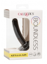 Черный анальный стимулятор Boundless 4.5” Slim Probe - 11,5 см. - California Exotic Novelties - купить с доставкой в Липецке