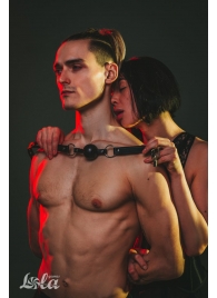 Черный кляп Love Addict на замочке - Lola Games - купить с доставкой в Липецке