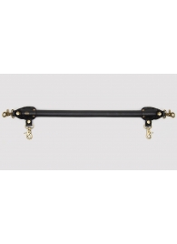 Черная распорка для ног Bound to You Faux Leather Spreader Bar - 50,8 см. - Fifty Shades of Grey - купить с доставкой в Липецке