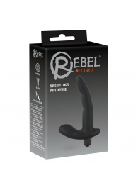 Черный вибромассажер простаты Naughty Finger Prostate Vibe - 13,8 см. - Orion - в Липецке купить с доставкой