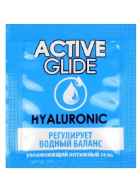 Лубрикант на водной основе Active Glide с гиалуроновой кислотой - 3 гр. - Биоритм - купить с доставкой в Липецке