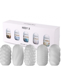 Набор из 5 мастурбаторов Hedy X5 Mixed - Svakom - в Липецке купить с доставкой