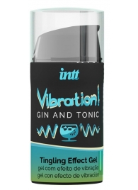 Жидкий интимный гель с эффектом вибрации Vibration! Gin   Tonic - 15 мл. - INTT - купить с доставкой в Липецке