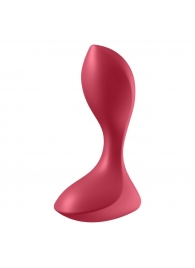 Красный вибромассажёр простаты Satisfyer Backdoor Lover - 14 см. - Satisfyer - в Липецке купить с доставкой