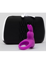 Фиолетовое эрекционное виброкольцо Happy Rabbit Cock Ring Kit - Happy Rabbit - в Липецке купить с доставкой