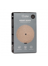 Пеньковая веревка для связывания Hemp Rope - 5 м. - Easy toys - купить с доставкой в Липецке