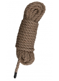 Пеньковая веревка для связывания Hemp Rope - 5 м. - Easy toys - купить с доставкой в Липецке