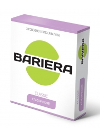 Классические презервативы Bariera Classic - 3 шт. - Bariera - купить с доставкой в Липецке