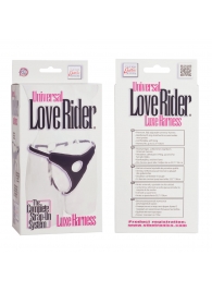 Трусы для страпона с универсальным креплением Universal Love Rider Luxe Harness - California Exotic Novelties - купить с доставкой в Липецке