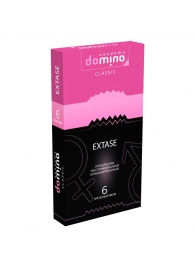 Презервативы с точками и рёбрышками DOMINO Classic Extase - 6 шт. - Domino - купить с доставкой в Липецке