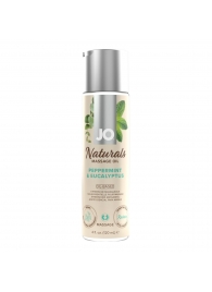 Массажное масло с ароматом перечной мяты и эвкалипта JO Naturals Peppermint   Eucalyptus - 120 мл. - System JO - купить с доставкой в Липецке