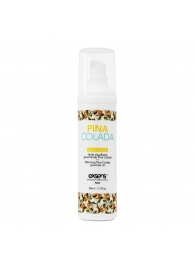 Разогревающее массажное масло с ароматом пина колада Gourmet Pina Colada - 50 мл. - Exsens - купить с доставкой в Липецке