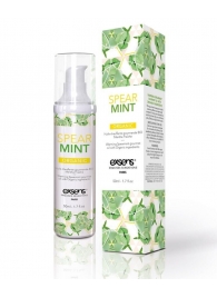 Разогревающее массажное масло Gourmet Spearmint Organic с органическими ингредиентами - 50 мл. - Exsens - купить с доставкой в Липецке