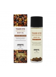 Органическое массажное масло TIGER EYE MACADAMIA - 100 мл. - Exsens - купить с доставкой в Липецке