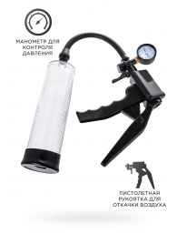 Прозрачная механическая помпа для пениса Viggo - Sexus - в Липецке купить с доставкой