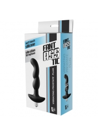 Черная вибропробка для простаты FantASStic Vibrating Prostate Plug - 14,5 см. - Dream Toys - в Липецке купить с доставкой