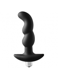 Черная вибропробка для простаты FantASStic Vibrating Prostate Plug - 14,5 см. - Dream Toys - в Липецке купить с доставкой