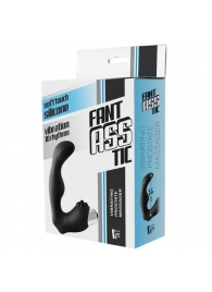 Черный вибромассажер простаты FantASStic Vibrating Prostate Massager - 11,3 см. - Dream Toys - в Липецке купить с доставкой