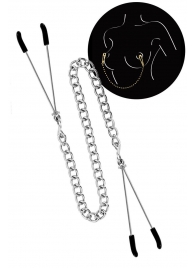 Регулируемые зажимы для сосков Sweet Caress Nipple Chain - Sweet Caress - купить с доставкой в Липецке